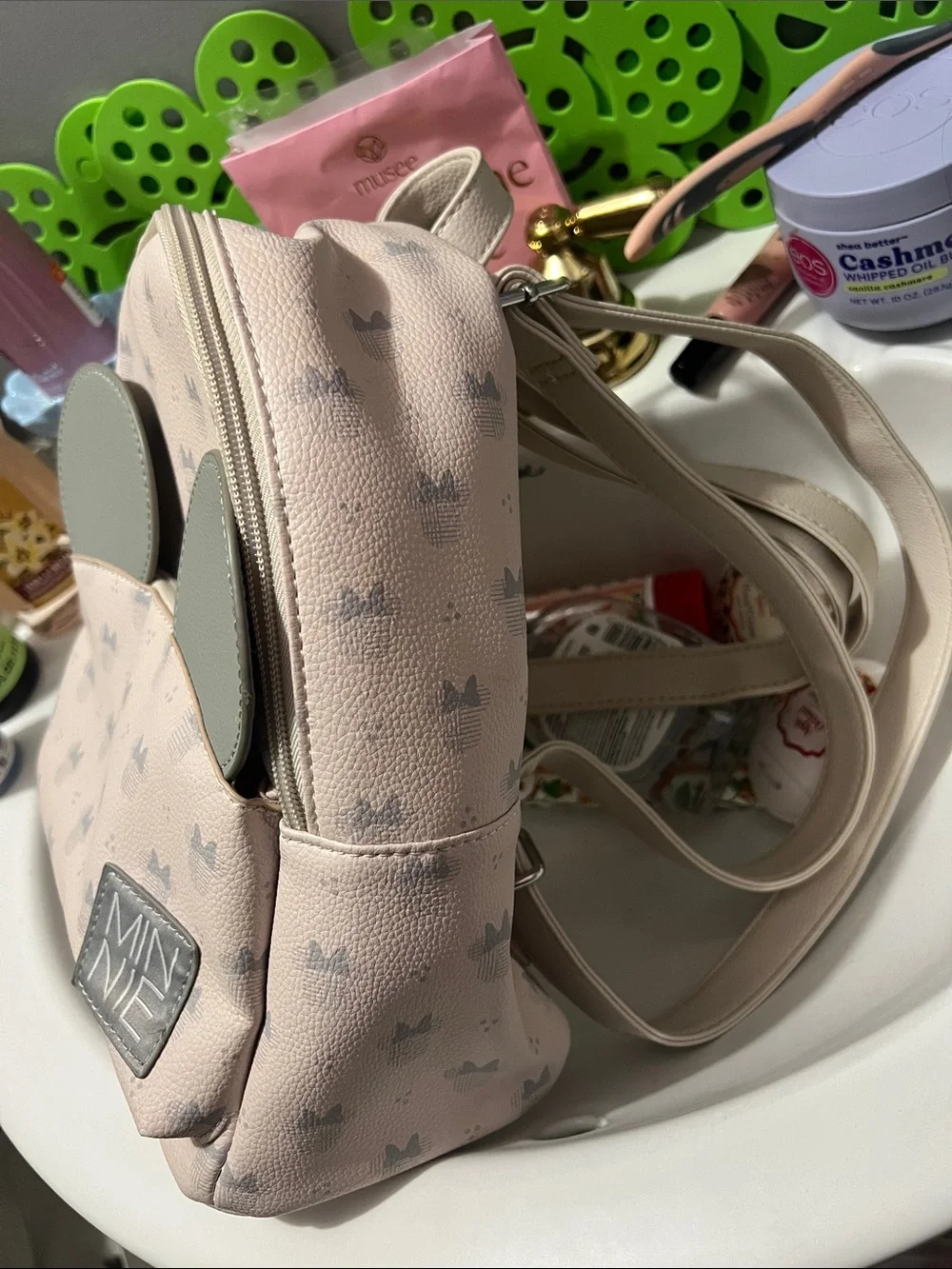 Minnie's Kids Mini Backpack with Grey Ears